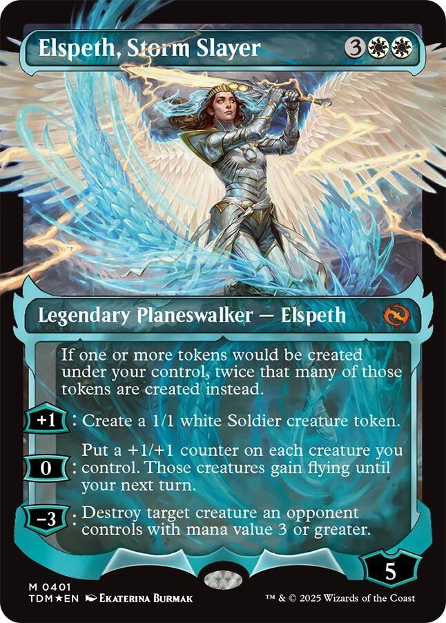 Elspeth Storm Slayer 401 (Tarkir: Dragonstorm)  - Foil | Good Games Adelaide SA