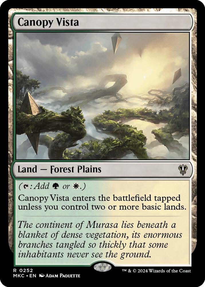 Canopy Vista 252 (Commander: Murders at Karlov Manor)  | Good Games Adelaide SA