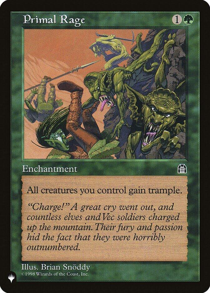 Primal Rage  (The List Reprints)  | Good Games Adelaide SA
