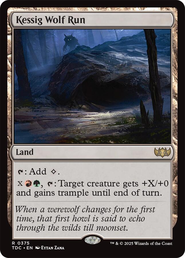 Kessig Wolf Run 375 (Commander: Tarkir: Dragonstorm)  | Good Games Adelaide SA