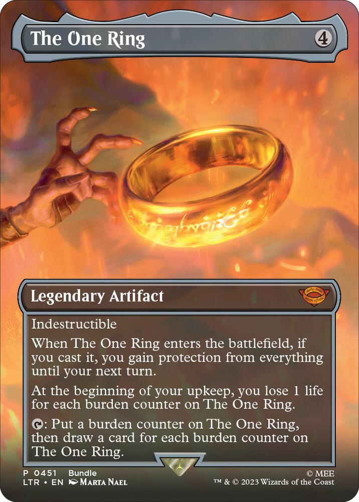 The One Ring Borderless LTR Bundle 451 (Unique and Miscellaneous Promos)  - Foil | Good Games Adelaide SA