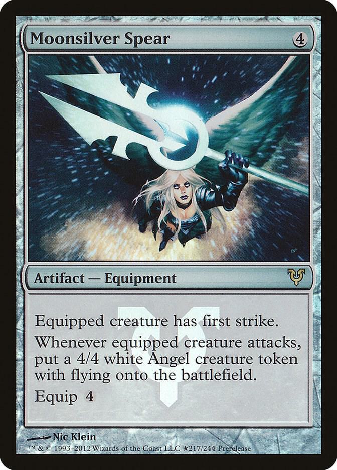 Moonsilver Spear 217 (Prerelease Cards)  - Foil | Good Games Adelaide SA