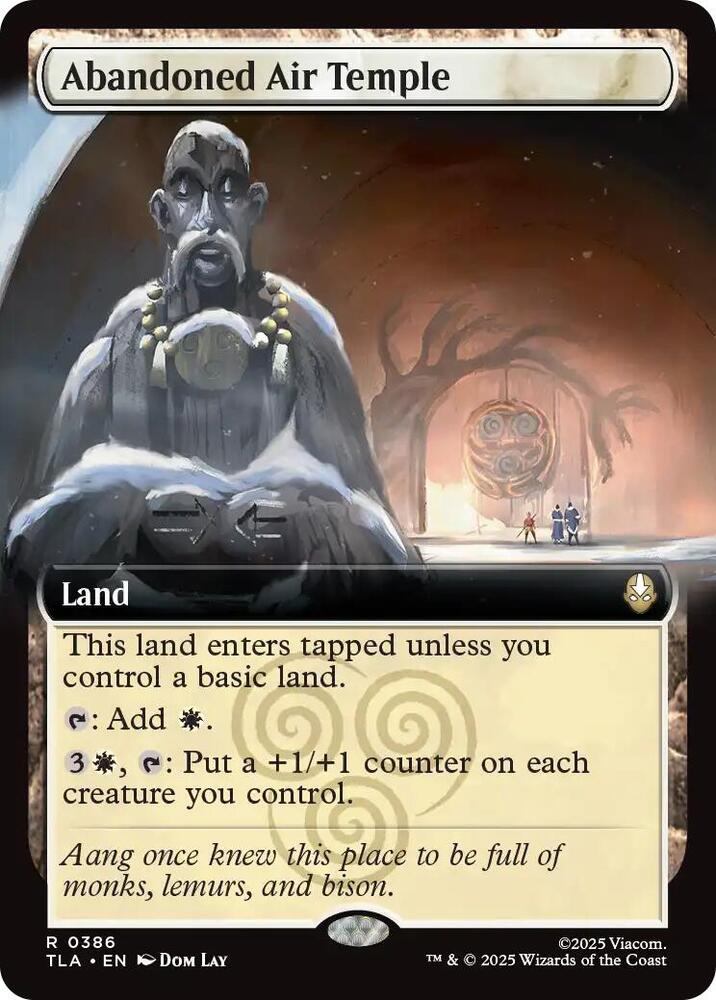 Abandoned Air Temple 386/286 (Avatar: The Last Airbender)  - Extended Art Foil | Good Games Adelaide SA