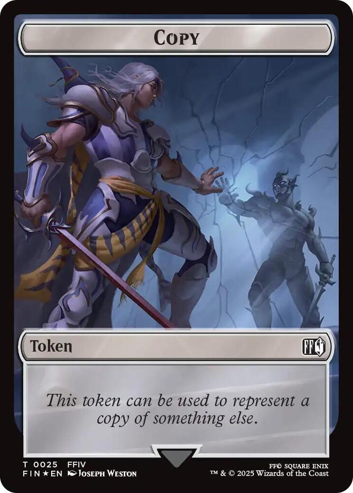 Copy 0025 Moogle 0034 Double Sided Token Surge Foil 25 // 34 (FINAL FANTASY)  - Foil | Good Games Adelaide SA