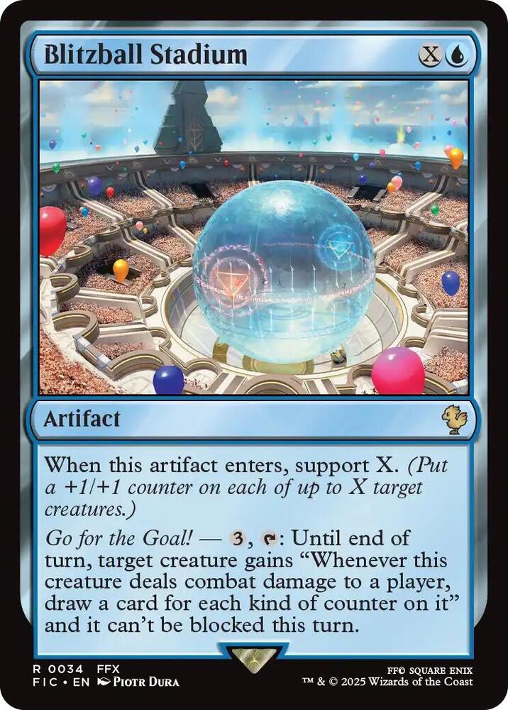 Blitzball Stadium 34 (Commander: FINAL FANTASY)  - Foil | Good Games Adelaide SA