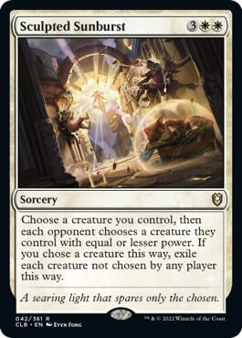 Sculpted Sunburst 42 (Commander Legends: Battle for Baldur's Gate)  | Good Games Adelaide SA
