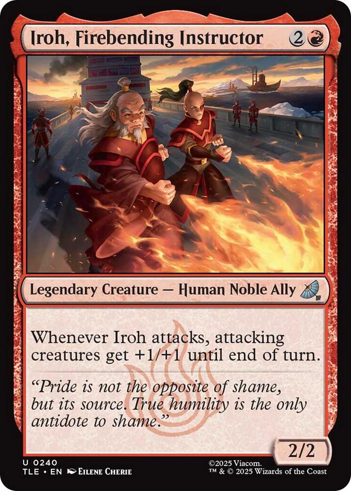 Iroh, Firebending Instructor 240 (Avatar: The Last Airbender: Eternal-Legal)  | Good Games Adelaide SA