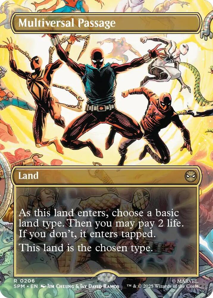 Multiversal Passage Borderless 206 (Marvel's Spider-Man)  - Borderless Foil | Good Games Adelaide SA