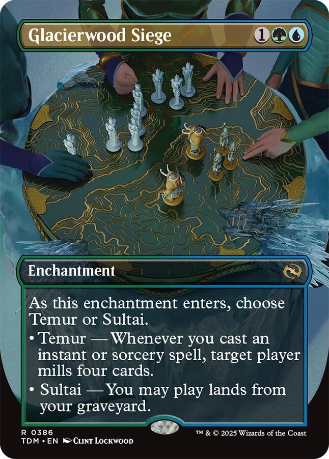 Glacierwood Siege 386 (Tarkir: Dragonstorm)  - Foil | Good Games Adelaide SA
