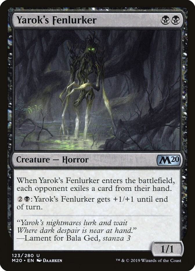 Yarok's Fenlurker 123 (Core Set 2020)  - Foil | Good Games Adelaide SA