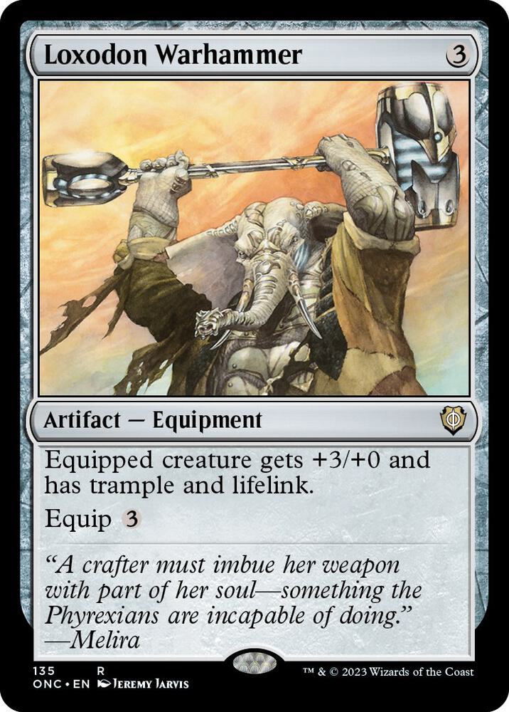 Loxodon Warhammer 135 (Commander: Phyrexia: All Will Be One)  | Good Games Adelaide SA