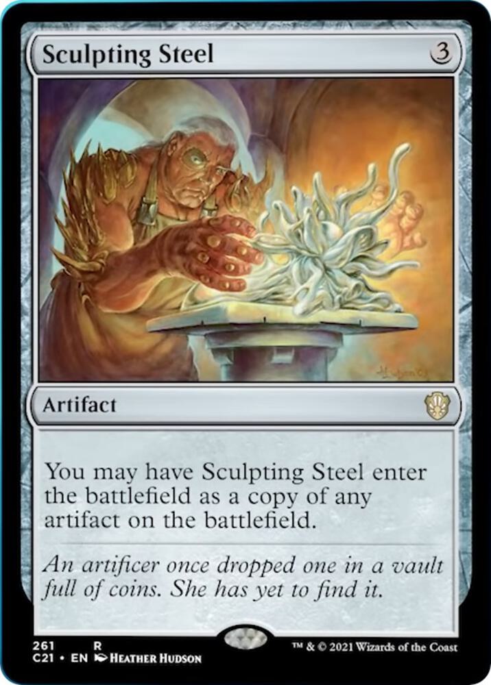 Sculpting Steel 261 (Commander 2021)  | Good Games Adelaide SA