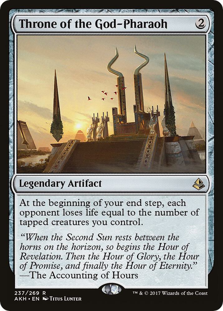 Throne of the God Pharaoh 237 (Amonkhet)  - Foil | Good Games Adelaide SA