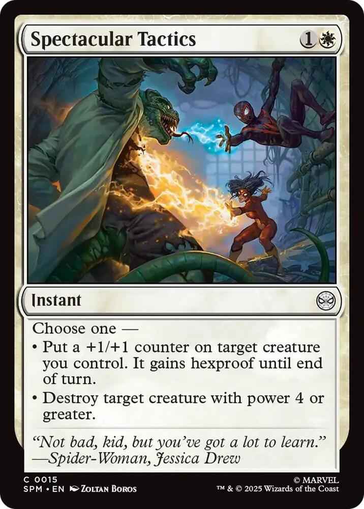 Spectacular Tactics 15 (Marvel's Spider-Man)  - Foil | Good Games Adelaide SA