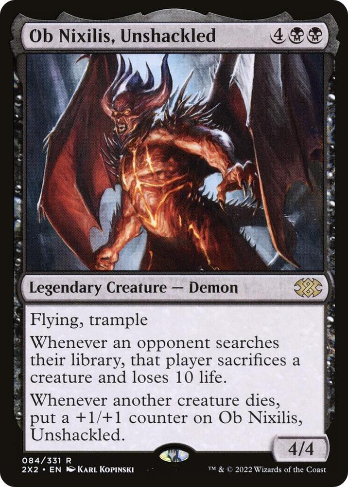 Ob Nixilis Unshackled 84 (Double Masters 2022)  - Foil | Good Games Adelaide SA