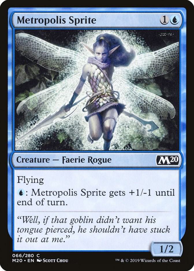 Metropolis Sprite 66 (Core Set 2020)  - Foil | Good Games Adelaide SA