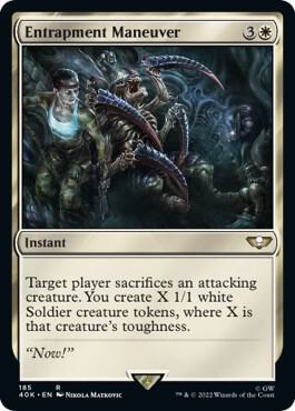 Entrapment Maneuver Surge Foil 185 (Universes Beyond: Warhammer 40,000)  - Foil | Good Games Adelaide SA