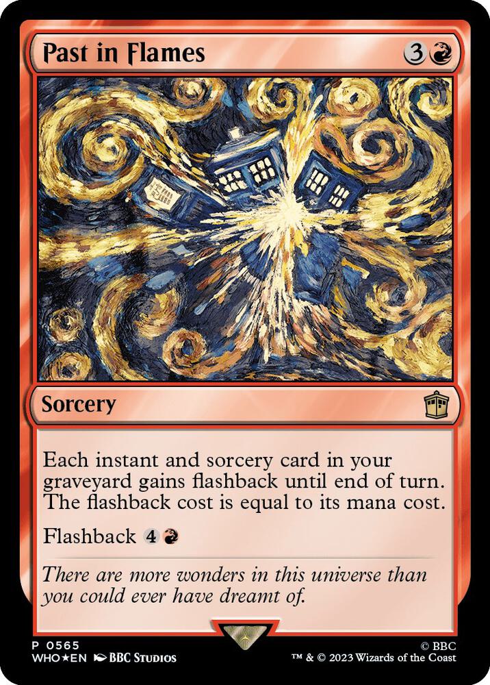 Past in Flames 565 (Launch Party & Release Event Promos)  - Foil | Good Games Adelaide SA
