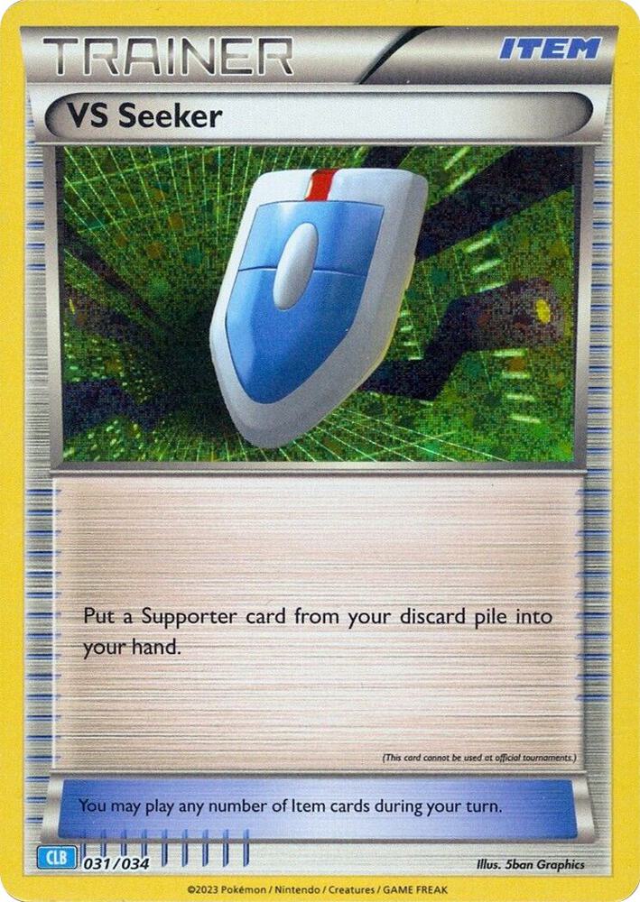 VS Seeker CLB 031/034 (Trading Card Game Classic)  - Holofoil | Good Games Adelaide SA