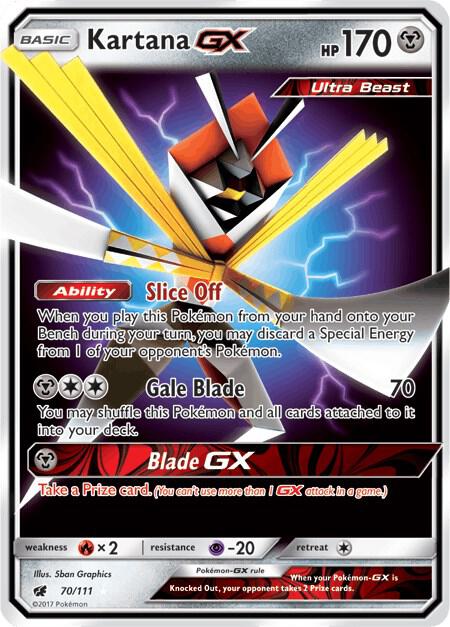 Kartana GX 70/111 (SM - Crimson Invasion)  - Holofoil | Good Games Adelaide SA