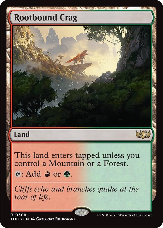 Rootbound Crag 388 (Commander: Tarkir: Dragonstorm)  | Good Games Adelaide SA