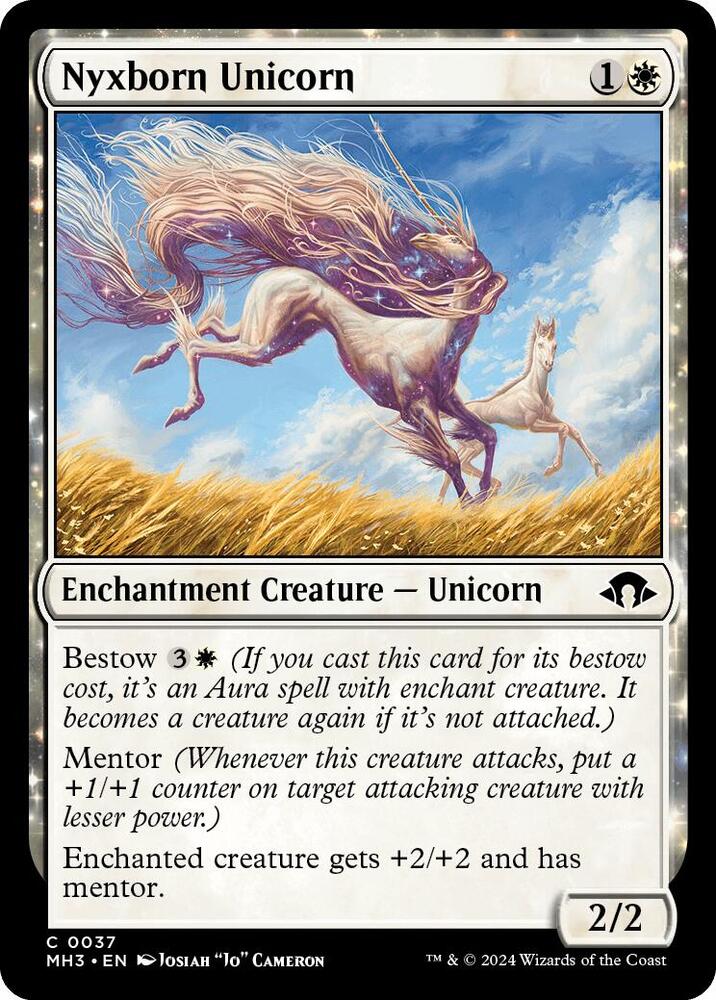 Nyxborn Unicorn 37 (Modern Horizons 3)  | Good Games Adelaide SA