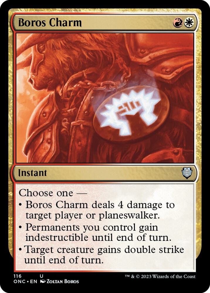 Boros Charm 116 (Commander: Phyrexia: All Will Be One)  | Good Games Adelaide SA