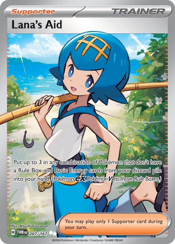 Lana's Aid 207/167 (SV06: Twilight Masquerade)  - Holofoil | Good Games Adelaide SA