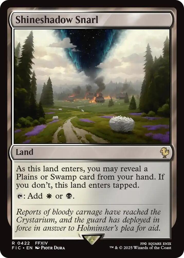Shineshadow Snarl  422 (Commander: FINAL FANTASY)  - Foil | Good Games Adelaide SA