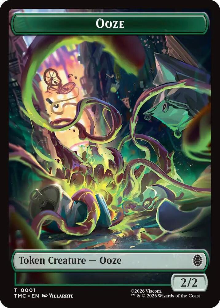 Ooze Copy Double Sided Token 1 // 1 (Commander: Teenage Mutant Ninja Turtles)  - Foil | Good Games Adelaide SA