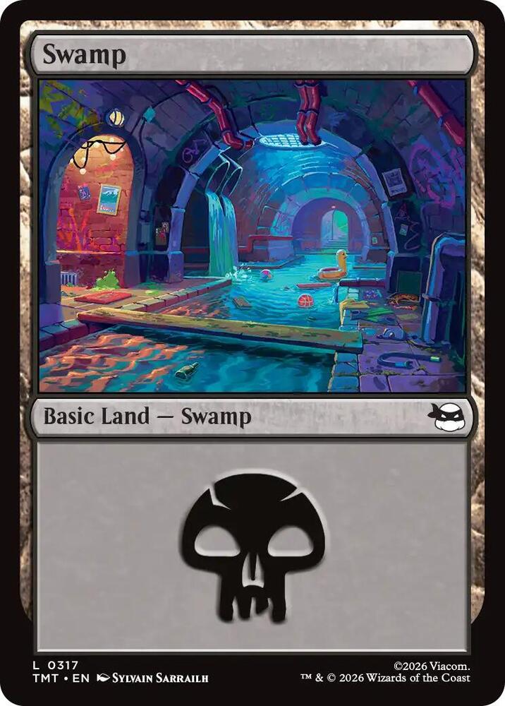Swamp 317 (Teenage Mutant Ninja Turtles)  - Foil | Good Games Adelaide SA