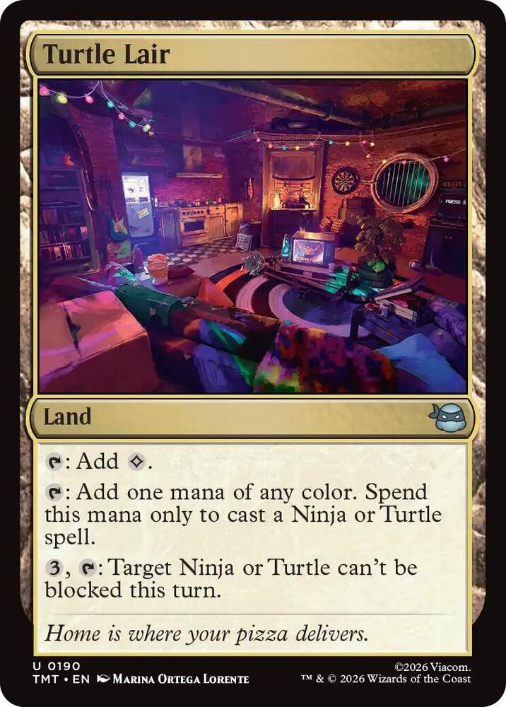 Turtle Lair 190 (Teenage Mutant Ninja Turtles)  - Foil | Good Games Adelaide SA
