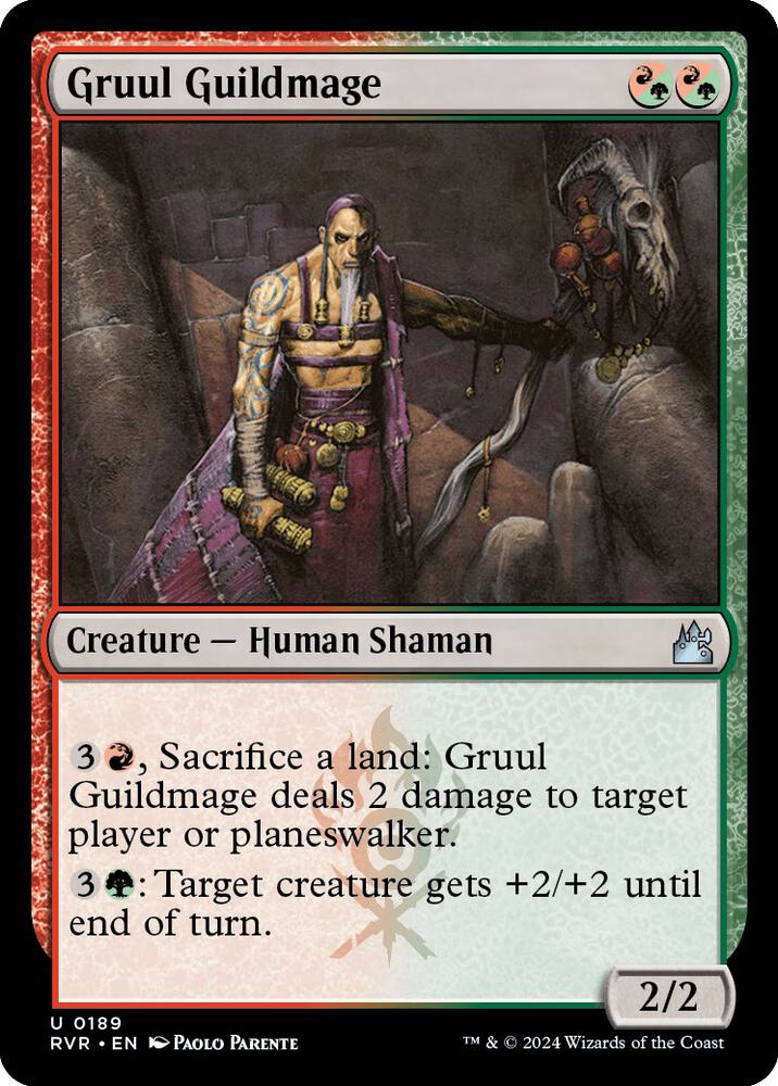 Gruul Guildmage 189 (Ravnica Remastered)  | Good Games Adelaide SA