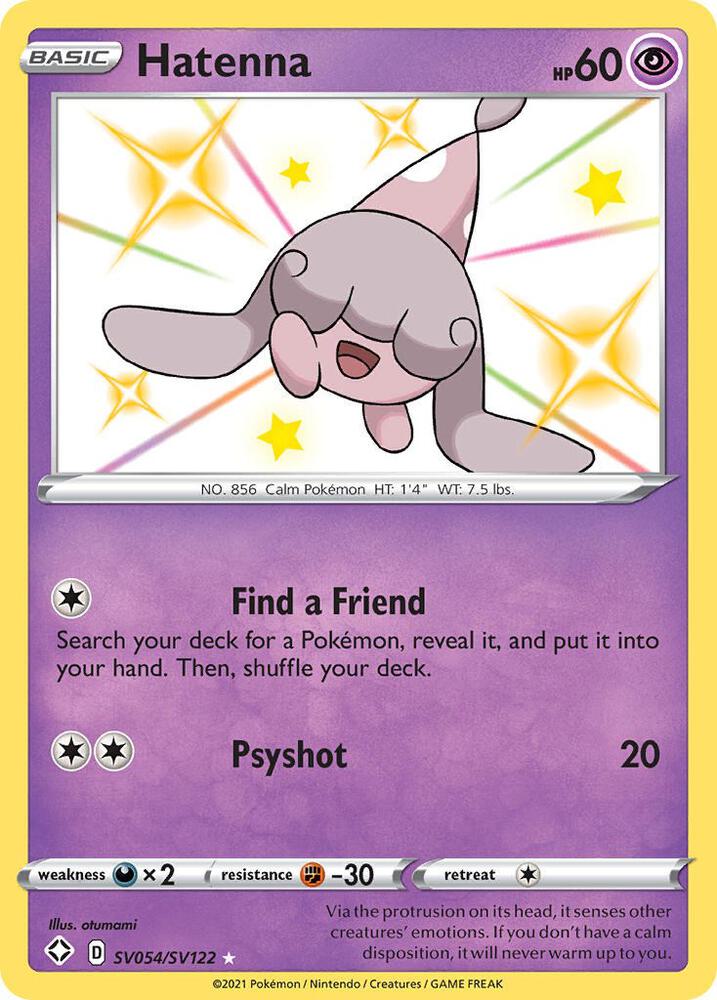 Hatenna SV054/SV122 (Shining Fates: Shiny Vault)  - Holofoil | Good Games Adelaide SA