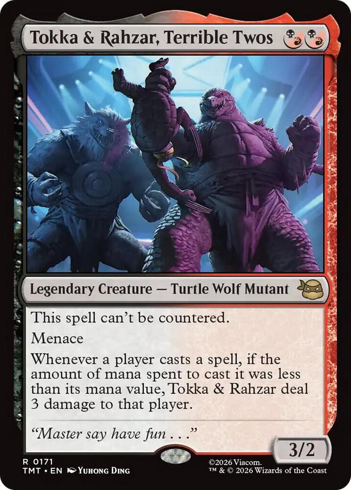 Tokka and Rahzar, Terrible Twos 171 (Teenage Mutant Ninja Turtles)  - Foil | Good Games Adelaide SA
