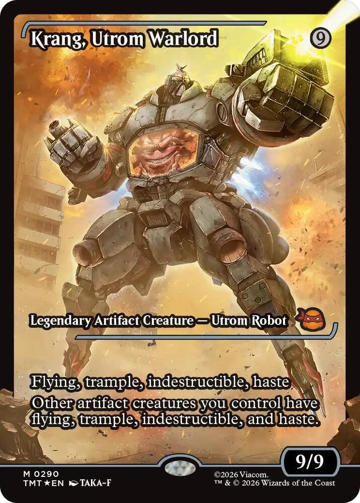 Krang, Utrom Warlord 290 (Teenage Mutant Ninja Turtles)  - Foil | Good Games Adelaide SA
