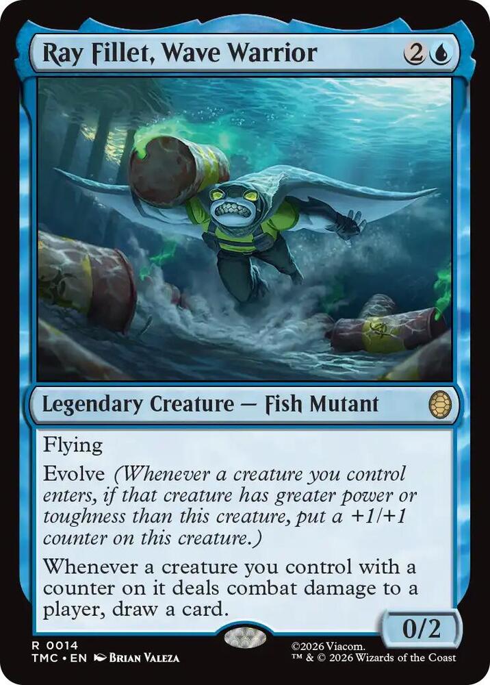Ray Fillet Wave Warrior 14 (Commander: Teenage Mutant Ninja Turtles)  | Good Games Adelaide SA