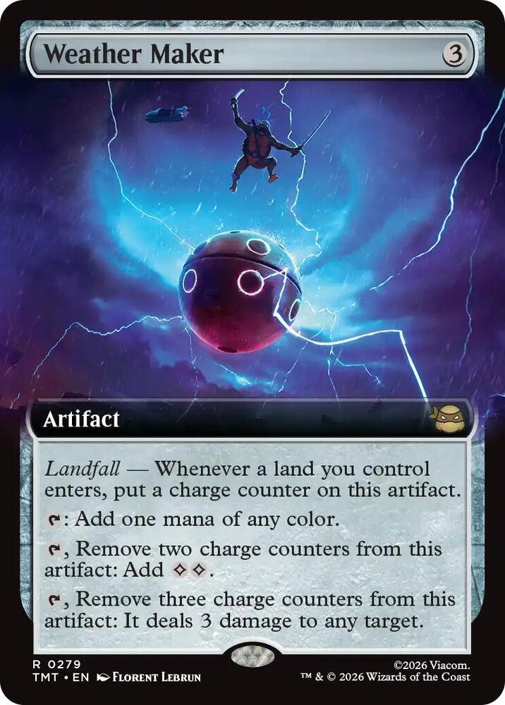 Weather Maker Extended Art 279/260 (Teenage Mutant Ninja Turtles)  - Extended Art | Good Games Adelaide SA