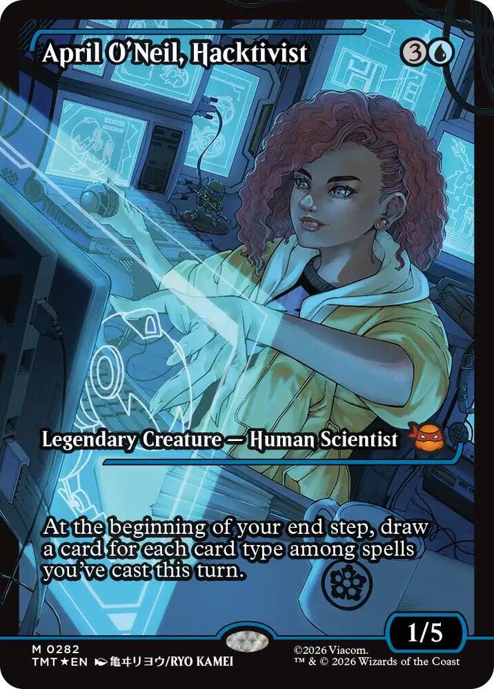 April O'Neil, Hacktivist 282 (Teenage Mutant Ninja Turtles)  - Foil | Good Games Adelaide SA