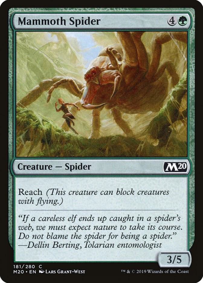 Mammoth Spider 181 (Core Set 2020)  | Good Games Adelaide SA