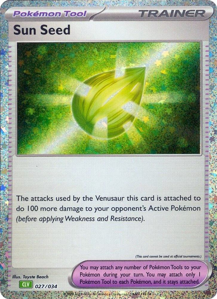 Sun Seed 027/034 (Trading Card Game Classic)  - Holofoil | Good Games Adelaide SA