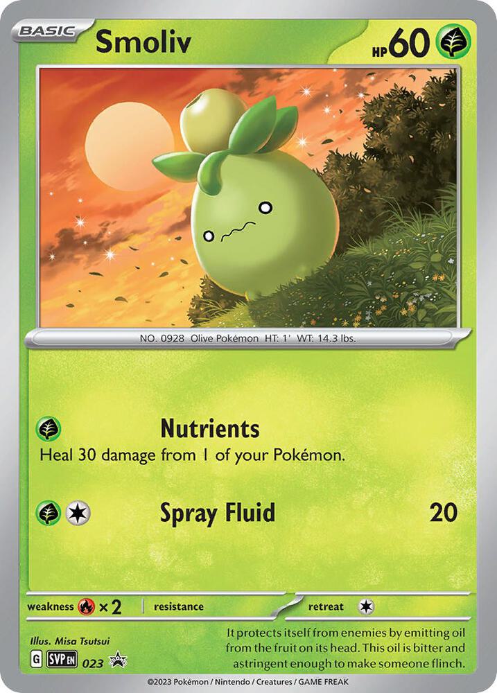 Smoliv 023 (SV: Scarlet & Violet Promo Cards)  - Holofoil | Good Games Adelaide SA