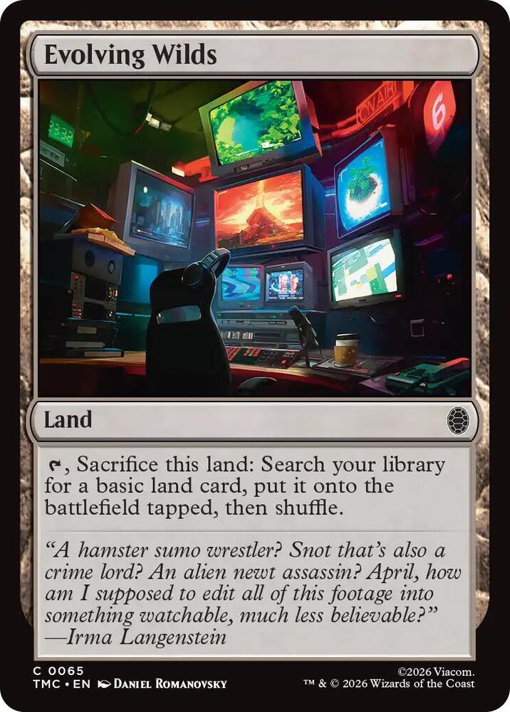 Evolving Wilds 65/0 (Commander: Teenage Mutant Ninja Turtles)  -  Surge Foil | Good Games Adelaide SA