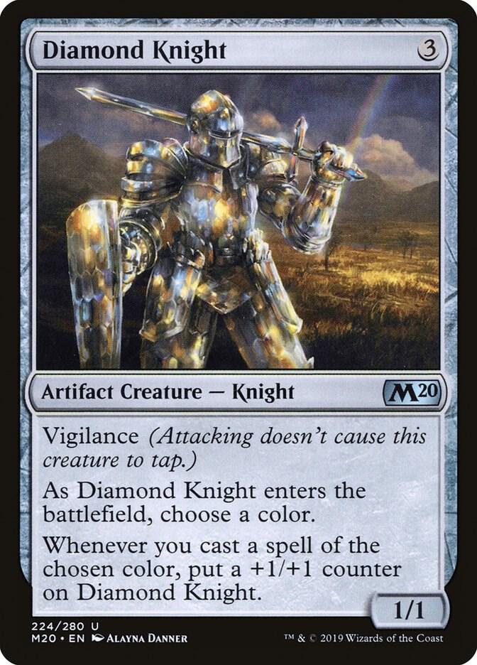 Diamond Knight 224 (Core Set 2020)  | Good Games Adelaide SA