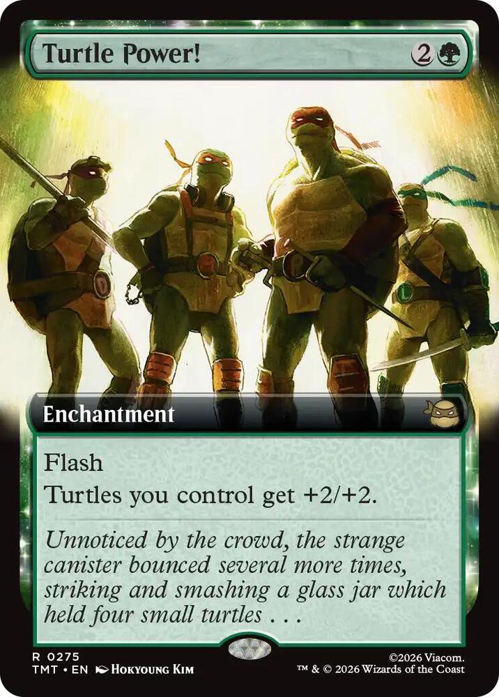 Turtle Power! 275/260 (Teenage Mutant Ninja Turtles)  - Extended Art  | Good Games Adelaide SA