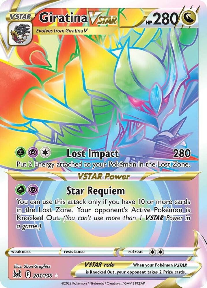 Giratina VSTAR 201 Secret 201/196 (SWSH11: Lost Origin)  - Holofoil | Good Games Adelaide SA