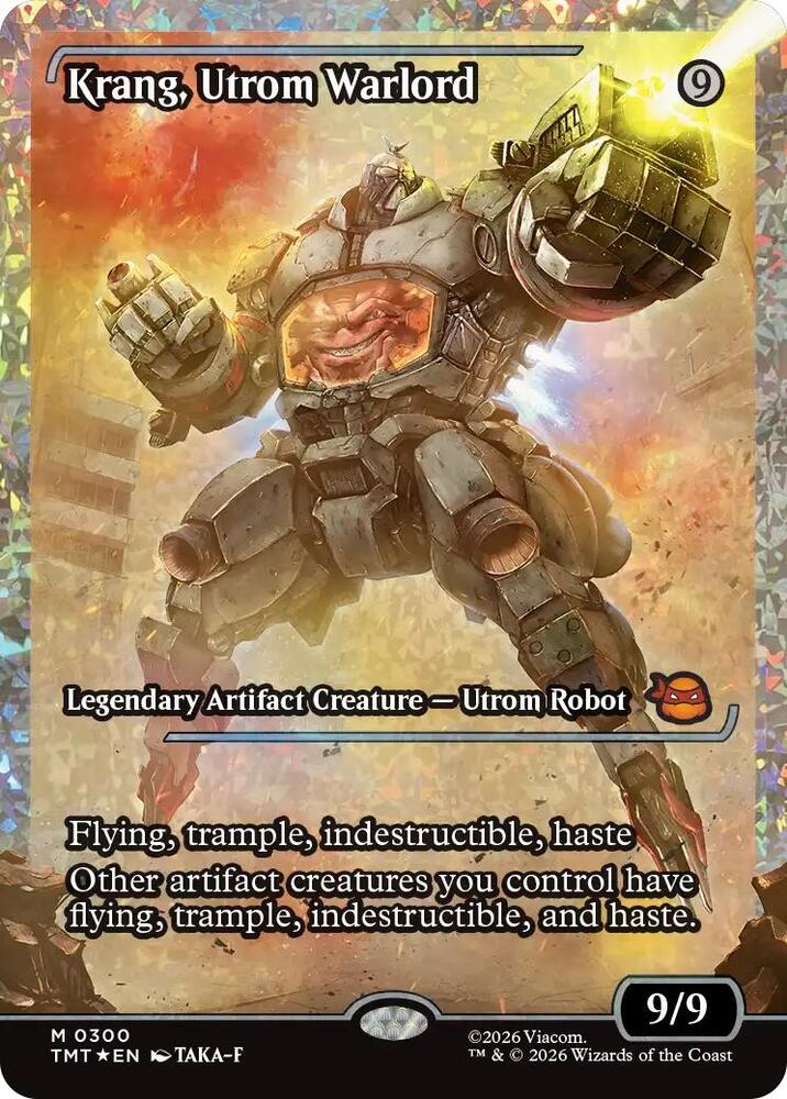 Krang, Utrom Warlord 300 (Teenage Mutant Ninja Turtles)  - Foil | Good Games Adelaide SA