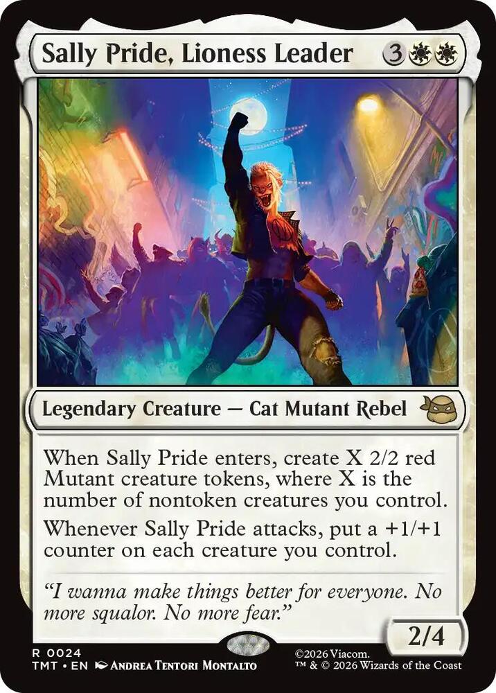 Sally Pride, Lioness Leader 24 (Teenage Mutant Ninja Turtles)  - Foil | Good Games Adelaide SA