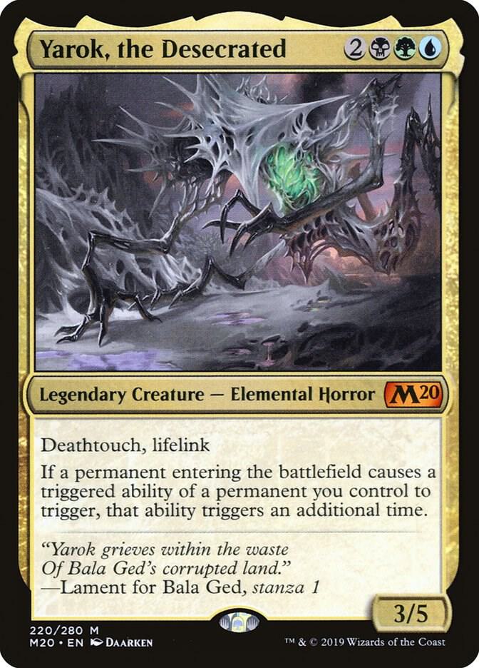 Yarok, the Desecrated 220 (Core Set 2020)  - Foil | Good Games Adelaide SA