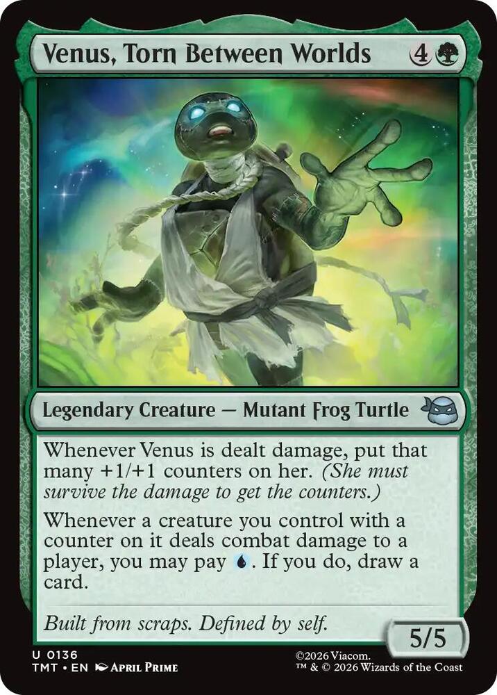 Venus, Torn Between Worlds 136 (Teenage Mutant Ninja Turtles)  - Foil | Good Games Adelaide SA